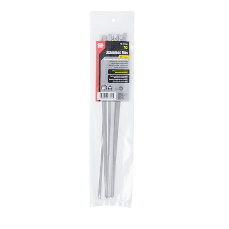 Gardner Bender 45-312SS Cable Tie, 304 Stainless Steel, Silver