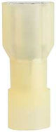 Gardner Bender 10-155F Disconnect Terminal, 600 V, 12 to 10 AWG Wire, 1/4 in Stud, Vinyl Insulation, Yellow, 50/PK