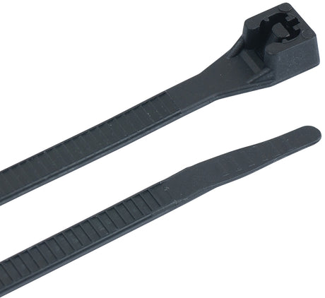 Gardner Bender 46-310UVBM Cable Tie, Double-Lock Locking, 6/6 Nylon, Black