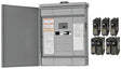 Square D HOM1224M125PRBVP Load Center, 24 -Pole, 125 A, 12 -Space, Plug-On Neutral, NEMA 3R Enclosure