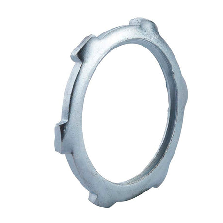 Halex 96195 Conduit Locknut, 1-1/2 in, Zinc, Steel
