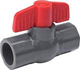 B & K ProLine Series 107-607 Ball Valve, 1-1/2 in Connection, Solvent Weld, 150 psi Pressure, PVC Body