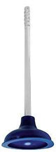 ProSource TP6063L Toilet Plunger, 21-1/4 In OAL, 6 in Cup, Long Handle
