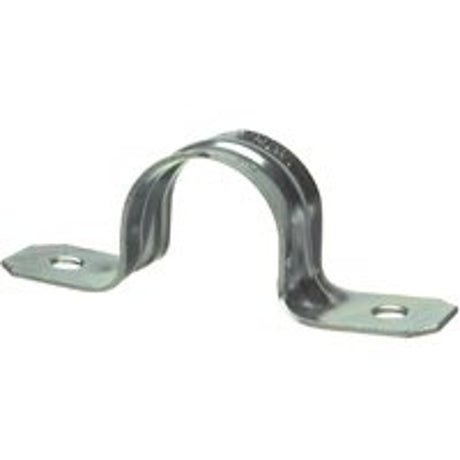 Halex 26124 Conduit Strap, Galvanized, 1-1/4 in, Steel, 4/BAG, Pack of 10