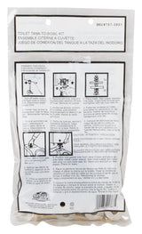 ProSource TW0917 Tank-to-Bowl Connector Kit, (2) Closet Bolts (1) Washer-Piece, Rubber (Washer)/Steel (Closet Bolts)