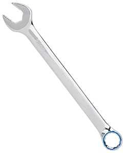 Vulcan MT65498103L Combination Wrench, Metric, 20 mm Head, Chrome Vanadium Steel, Silver, Round Handle