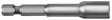 Irwin 3547521C Nutsetter, 9/16 in Dia, 3/8 in Drive, Lobular Drive, 1-7/8 in L, 1/4 in L Shank, Hex Shank, 1/PK