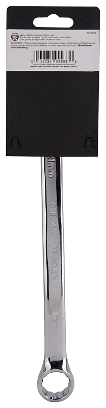 Vulcan MT65499353L Combination Wrench, Metric, 21 mm Head, Chrome Vanadium Steel, Silver