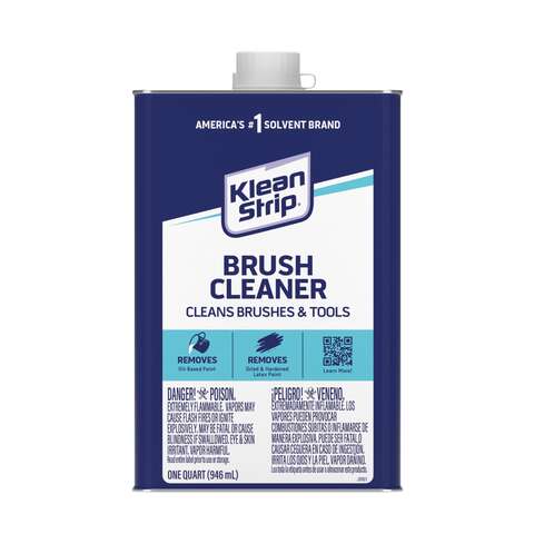 Klean Strip Methyl Ethyl Ketone Brush Cleaner 1 qt, Pack of 6