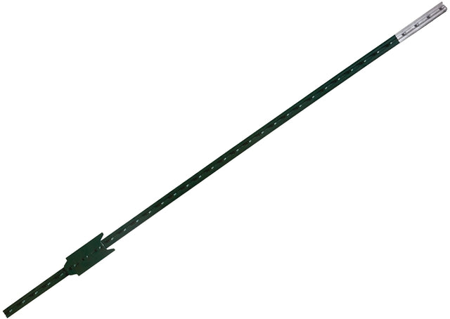 CMC 30052743 T-Post, 8 ft H, Steel, Gray/Green, Pack of 5