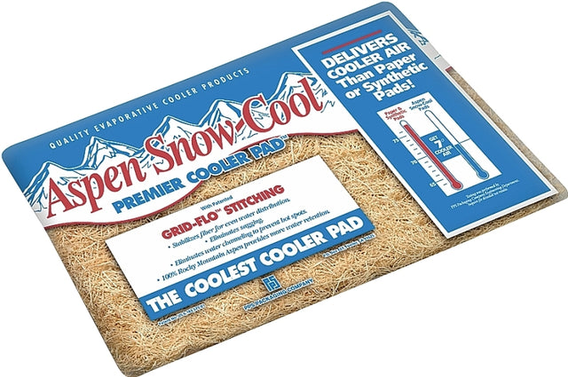 Dial PIP08 Cooler Pad, 30 in L x 36 in W Dimensions, Premier, Fiber, Natural Wood, Pack of 12