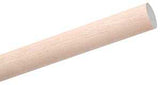 Waddell 6603UB Dowel Rod, 3/16 in Dia, 36 in L, Birchwood, Pack of 25