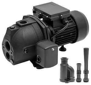 Superior Pump 94515 Jet Pump, 6.4/3.2 A, 115/230 V, 0.5 hp, 1-1/4 in Suction, 1 in Discharge Connection, 25 ft Max Head