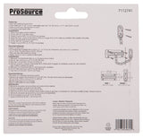 ProSource 807277-PS Chain Door Guard, 3-3/8 in L, 2 in W, 6 in H, Steel, Polished Brass