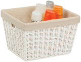 Honey-Can-Do STO-03560 Storage Basket, White, Pack of 6