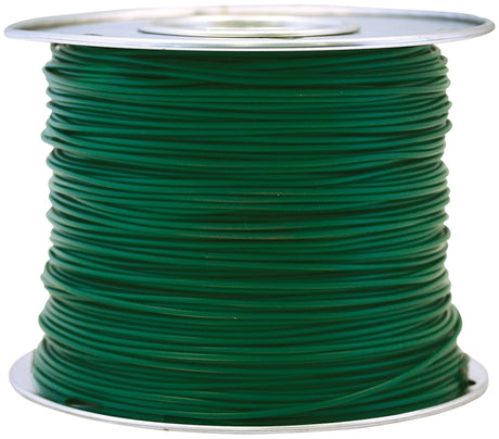 CCI 55835023 Primary Wire, 18 AWG Wire, 1-Conductor, 60 VDC, Copper Conductor, Green Sheath, 100 ft L, Pack of 2