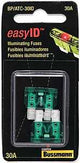 Bussmann BP/ATC-30ID Automotive Fuse, Blade Fuse, 32 VDC, 30 A, 1 kA Interrupt