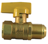 Pro-Flex PFGV-FFL121516B Gas Valve, 1/2 x 15/16 in Connection, FIP x Flare