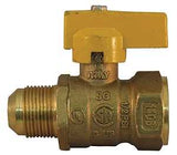 Pro-Flex PFGV-FFL3458B Gas Valve, 3/4 x 5/8 in Connection, FIP x Flare