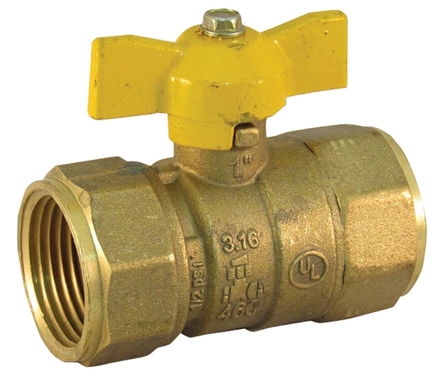 Pro-Flex PFGV-F01TP Gas Valve, 1 in Connection, FIP