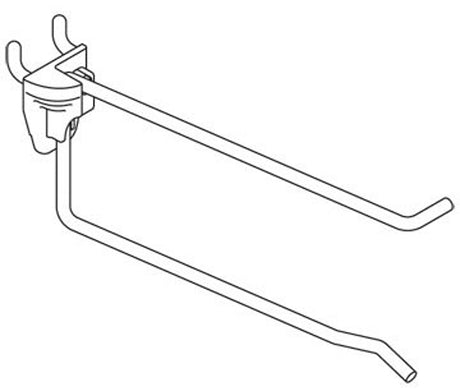 Southern Imperial R33-4X25SCN Scanning Drop Hook, 4 in L Dimensions, Galvanized, Pack of 50