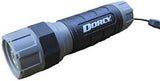 Dorcy 41-2600 Flashlight, AAA Battery, LED Lamp, 140 Lumens, 147 m Beam Distance, 2 hr 25 min Run Time, Gray