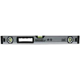 Johnson 1741-2400 Box Level, 24 in L, 3-Vial, Non-Magnetic, Aluminum, Yellow, Pack of 2