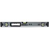 Johnson 1741-2400 Box Level, 24 in L, 3-Vial, Non-Magnetic, Aluminum, Yellow, Pack of 2