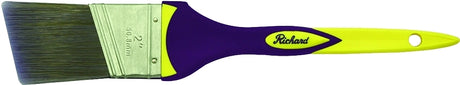 Hyde 80841 Paint Brush, 2 in W, Angular Brush, Polyester Bristle, Soft-Grip Handle