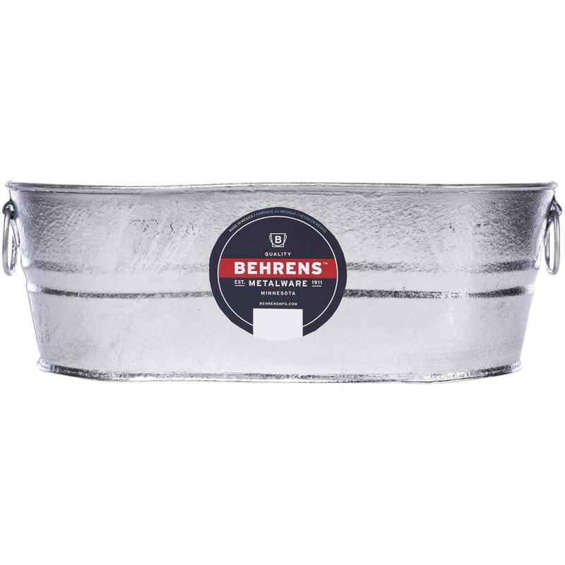 Behrens 4 gal Steel Tub Oval