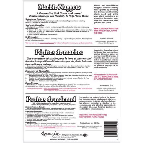 Mosser Lee White White Nuggets Marble Nuggets 5 lb