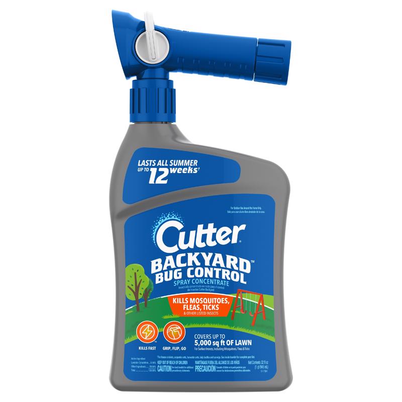 Cutter Backyard Bug Control Insect Killer Liquid Concentrate 32 oz, Pack of 6