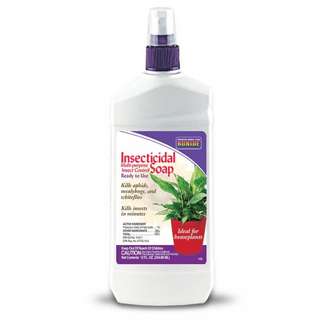 Bonide 112 Insecticidal Soap, Liquid, Spray Application, 8 to 12 oz Bottle