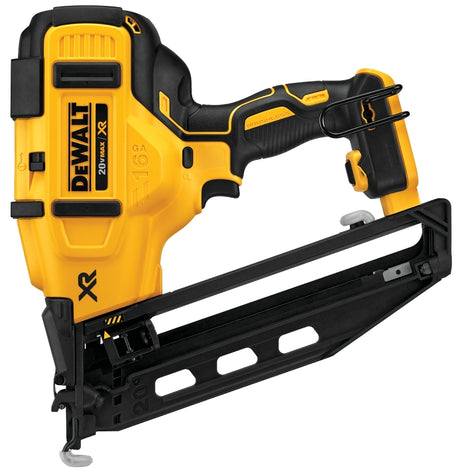 DEWALT DCN660B Nailer, Tool Only, 20 V, 110 Magazine, 20 deg Collation, Glue Collation, 16 ga Nail, Nail Fastener