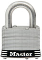 Master Lock 5SSKADHC Padlock, Keyed Alike Key, 3/8 in Dia Shackle, 1 in H Shackle, Stainless Steel Shackle, Laminated