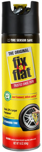 Fix-a-Flat S60420 Tire Repair Inflator, 16 oz Can, Characteristic