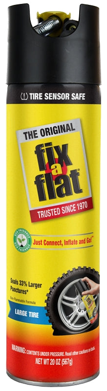 Fix-a-Flat S60430 Tire Repair Inflator, 20 oz Can, Characteristic