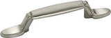 Amerock 1887668 Cabinet Pull, 5-1/6 in L Handle, 1 in H Handle, 15/16 in Projection, Zinc, Satin Nickel