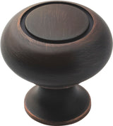 Amerock 1875415 Cabinet Knob, 1-3/16 in Projection, Zinc, Oil-Rubbed Bronze