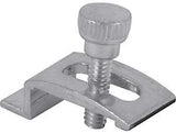 Prime-Line 165-4086 Storm Door Panel Clip, Aluminum, Mill, Pack of 6