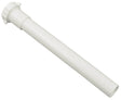 Danco 51669 Pipe Extension Tube, 1-1/4 in, 12 in L, Slip-Joint, Plastic, White