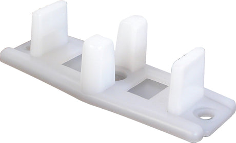 Prime-Line N 6562 Door Guide, Nylon, White, Floor Mounting, 2/PK