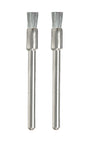 Dremel 443-02 Brush, 1/8 in Dia, 1/8 in Arbor/Shank, Straight Bristle, Carbon Steel Bristle