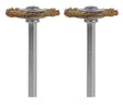 Dremel 535-02 Brush, 3/4 in Dia, 1/8 in Arbor/Shank, Crimped Bristle, Brass Bristle