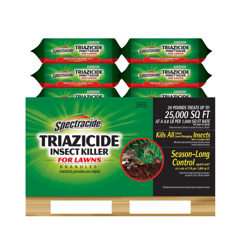 Spectracide Triazicide HG-53960 Insect Killer, Solid, 20 lb