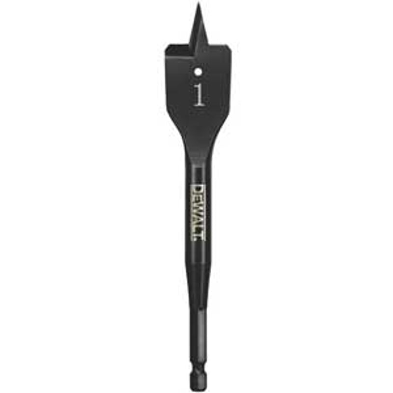 DeWALT DW1577 Spade Drill Bit, 11/16 in Dia, 6 in OAL, Heavy-Duty, Hex Shank, Pack of 3
