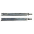 Knape & Vogt True-Trac Series TT100RP 400 Drawer Slide, 100 lb, Side Mounting, 400 mm L Rail, Steel, Zinc