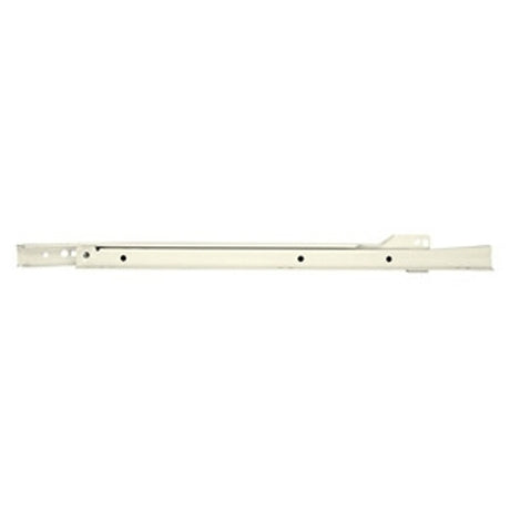 Knape & Vogt 1805RP WH 350 Euro Drawer Slide, 75 lb, Side Mounting, 350 mm L Rail, Steel, Epoxy-Coated