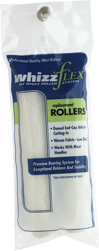 Whizz 44316 Roller Cover, 3/8 in Thick Nap, 6-1/2 in L, Fabric Cover