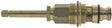 Danco 15352B Diverter Stem, Brass, Brushed Nickel, 5-39/64 in L